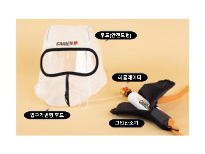 산소마스크 카이렌 S-9 (안전모용)